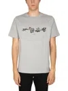 Ps By Paul Smith Ps Paul Smith Man T-shirt Light Grey Size Xl Organic Cotton