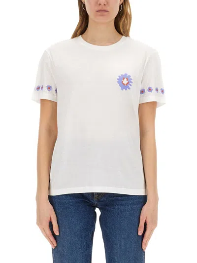 Ps By Paul Smith Ps Paul Smith Daisy T-shirt In White