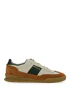 Ps By Paul Smith Dover Colour-block Sneakers In Gray