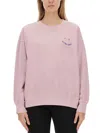 Ps By Paul Smith Ps Paul Smith Sweatshirt With Logo In Pink