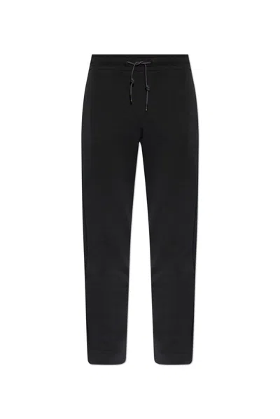 Ps By Paul Smith Ps Paul Smith Drawstring Tapered Track Pants In Navy