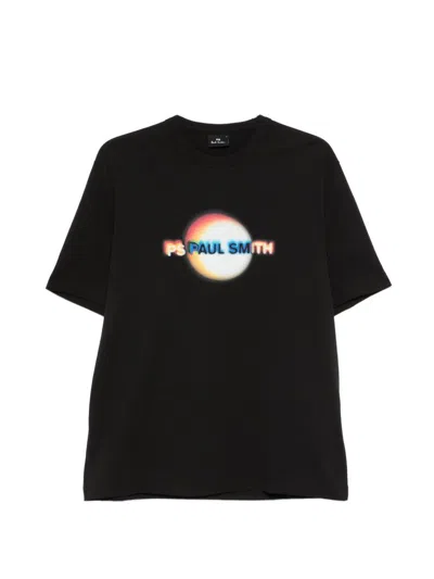 Ps By Paul Smith Ps Paul Smith Eclipse T-shirt In Black