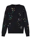 Ps By Paul Smith Ps Paul Smith Embroidered Cotton Sweatshirt In Black