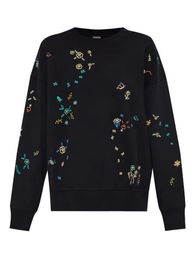 Ps By Paul Smith Ps Paul Smith Embroidered Cotton Sweatshirt