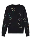 Ps By Paul Smith Ps Paul Smith Embroidered Cotton Sweatshirt In Black
