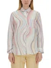 PS BY PAUL SMITH PS PAUL SMITH "FADED SWIRL" SHIRT