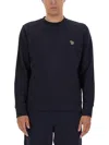 Ps By Paul Smith Ps Paul Smith Sweatshirt With Zebra Embroidery In Black