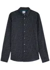 Ps By Paul Smith Ps Paul Smith Floral-print Stretch-cotton Shirt In Navy