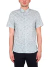 PS BY PAUL SMITH PS PAUL SMITH GRAPHIC PRINTED CURVED HEM SHIRT