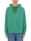 Ps By Paul Smith Ps Paul Smith Happy Hoodie In Green