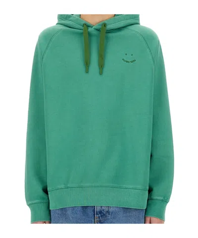 Ps By Paul Smith Ps Paul Smith Happy Hoodie In Green
