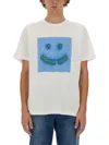 Ps By Paul Smith Happy T-shirt In White