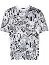 PS BY PAUL SMITH PS PAUL SMITH INDUSTRIAL PRINT COTTON T-SHIRT
