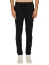 Ps By Paul Smith Ps Paul Smith Slim-fit Tapered Jogging Pants In Black