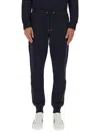 Ps By Paul Smith Ps Paul Smith Drawstring Tapered Track Pants In Blue