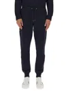 Ps By Paul Smith Ps Paul Smith Drawstring Tapered Track Pants In Blue