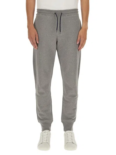 Ps By Paul Smith Ps Paul Smith Elasticated Drawstring Waistband Track Pants In Grey
