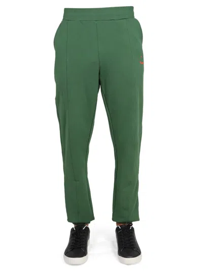 Ps By Paul Smith Ps Paul Smith Jogging Pants "happy" In Green