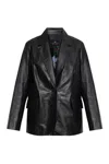 Ps By Paul Smith Ps Paul Smith Leather Blazer In Black