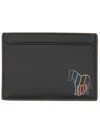 Ps By Paul Smith Ps Paul Smith Leather Card Holder In Black