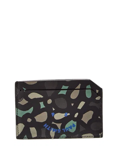 Ps By Paul Smith Ps Paul Smith Leather Card Holder In Green