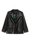 Ps By Paul Smith Ps Paul Smith Leather Jacket In Black