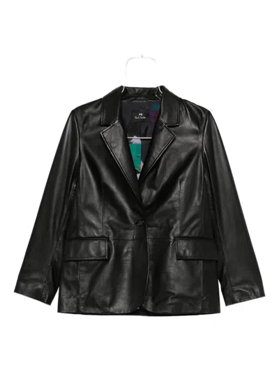 Ps By Paul Smith Ps Paul Smith Leather Jacket