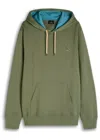 Ps By Paul Smith Ps Paul Smith Logo-appliqué Hooded Cotton Sweatshirt In Green