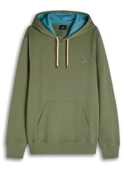 Ps By Paul Smith Ps Paul Smith Logo-appliqué Hooded Cotton Sweatshirt