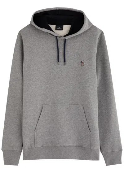 PS BY PAUL SMITH PS PAUL SMITH LOGO-APPLIQUÉD HOODED COTTON SWEATSHIRT