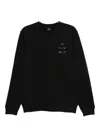 Ps By Paul Smith Ps Paul Smith Logo Cotton Sweatshirt In Black