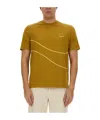 Ps By Paul Smith T-shirt With Logo In Brown
