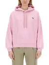 PS BY PAUL SMITH PS PAUL SMITH LOGO PATCH DRAWSTRING HOODIE
