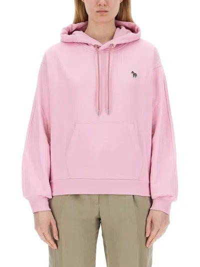 Ps By Paul Smith Ps Paul Smith Sweatshirt With Logo In Pink
