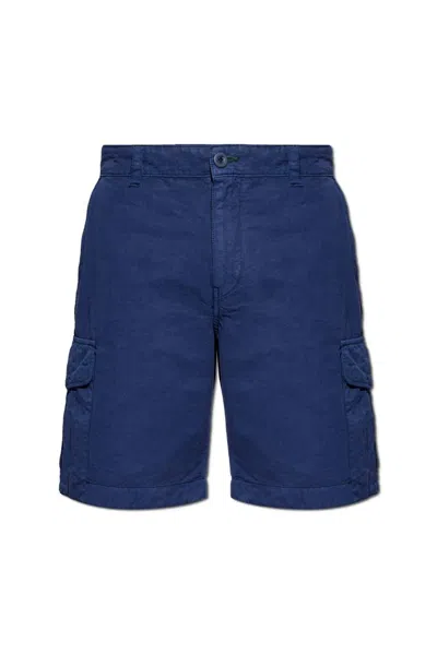 Ps By Paul Smith Ps Paul Smith Logo Patch Shorts In Blue