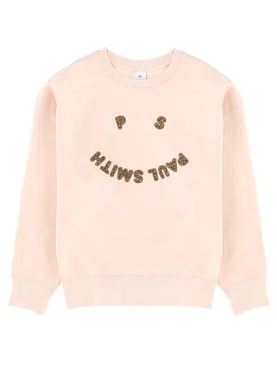 Ps By Paul Smith Ps Paul Smith Logo-embroidered Organic Cotton Sweatshirt In White
