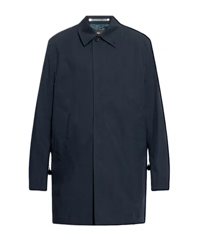 Ps By Paul Smith Ps Paul Smith Long Sleeved Single-breasted Parka In Black