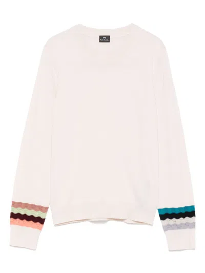 Ps By Paul Smith Ps Paul Smith Luxurious Wool Blend Sweater In Beige