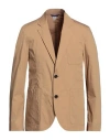 Ps By Paul Smith Ps Paul Smith Man Blazer Camel Size L Cotton, Nylon, Elastane In Beige