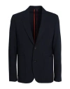 Ps By Paul Smith Ps Paul Smith Man Blazer Navy Size 42 Wool, Polyester, Elastane In Navy Blue
