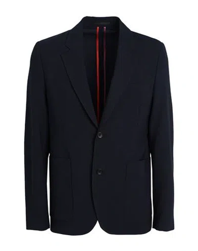 Ps By Paul Smith Ps Paul Smith Man Blazer Navy Blue Size 40 Wool, Polyester, Elastane