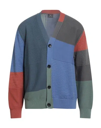 Ps By Paul Smith Ps Paul Smith Man Cardigan Light Blue Size Xl Cotton In Multi