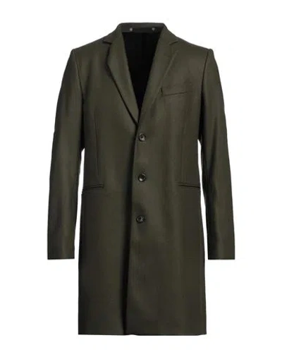Ps By Paul Smith Ps Paul Smith Man Coat Military Green Size Xl Wool, Polyamide, Cashmere