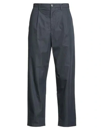 Ps By Paul Smith Ps Paul Smith Man Pants Slate Blue Size 32 Giza 45 Cotton, Polyamide In Gray