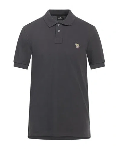 Ps By Paul Smith Ps Paul Smith Man Polo Shirt Dark Purple Size S Cotton