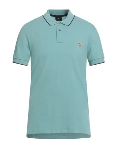 Ps By Paul Smith Ps Paul Smith Man Polo Shirt Light Green Size L Cotton