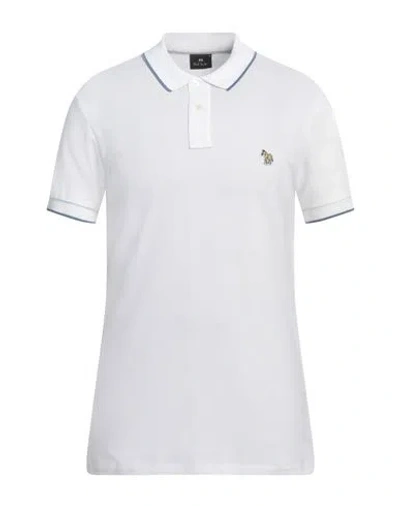 Ps By Paul Smith Ps Paul Smith Man Polo Shirt White Size M Cotton