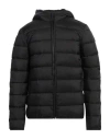 Ps By Paul Smith Ps Paul Smith Man Puffer Black Size Xxl Recycled Nylon In Black