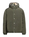 Ps By Paul Smith Ps Paul Smith Man Puffer Military Green Size Xxl Polyester In Green