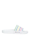 Ps By Paul Smith Ps Paul Smith Man Sandals White Size 9 Rubber In White